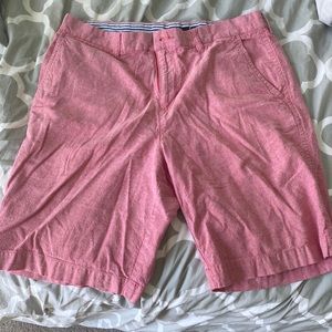 Salmon mens jean shorts